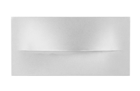 Lisca Aluminium White Rectangular LED Step or Wall Light IP65